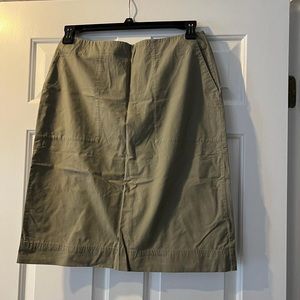 J Crew Khaki Skirt